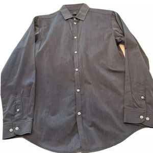 Boy's Grey Van Heusen Flex Size Lg 14/16 Dress